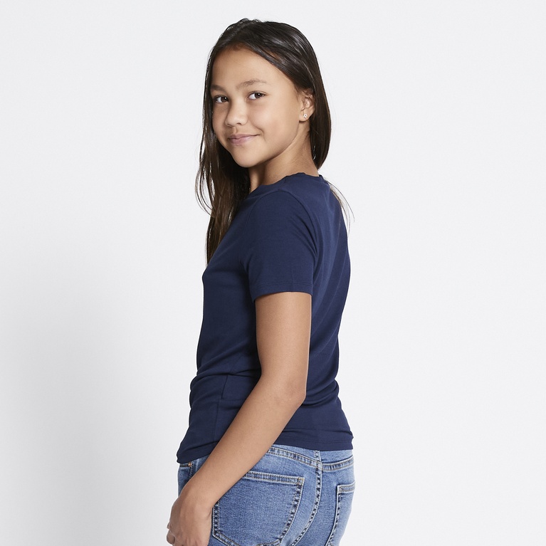 Soft feel tee "Liv star" Navy